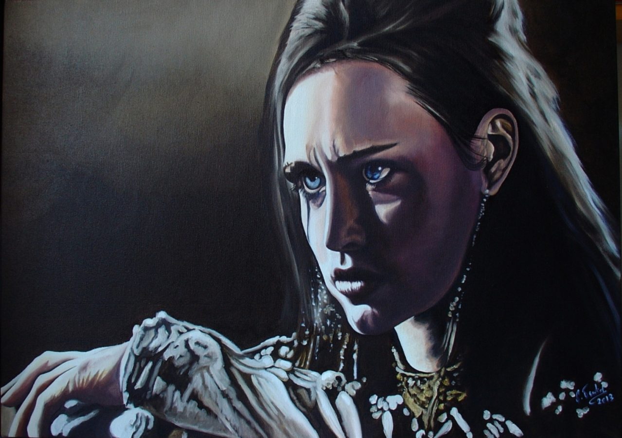 Ossessione 10, oil on canvas, 50x70 cm.